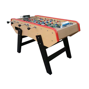 Mesa de Futbolín Topsports de 60 Pulgadas, Estilo Francés, MDF, Color Madera Natural, Campo de Juego de 12 mm, Personalizable para Adultos y Niños, para el Hogar - Product Image 6