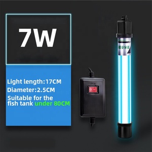 5W 13W LED <span class=keywords><strong>UV</strong></span> <span class=keywords><strong>Aquarium</strong></span> Fish Tank Germicide Stérilisateur Désinfection Purification De L'eau Lampe De Plongée - Product Image 5