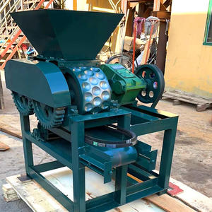 Zugelassene Rollenballpresse Kissenform Holzkohlebrikett-Maschine Kohle-Holzkohle Ovale Form Brikettiermaschine - Product Image 6