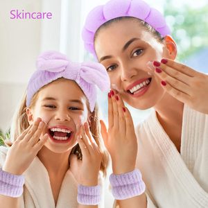 Spa Set Facial <strong>Headband</strong> &amp; Wristband Skincare Hair Accessories Fashion Multifunction <strong>Fabric</strong> Women's Gift - Product Image 5