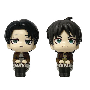 Figurine en PVC de 10 cm de l'anime <span class=keywords><strong>Shingeki</strong></span> <span class=keywords><strong>No</strong></span> <span class=keywords><strong>Kyojin</strong></span>, Eren à grosse tête, dessin animé - Product Image 2