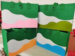 2024 nouveauté mode femmes feutre sac à provisions plage sac fourre-tout piège - Product Image 4