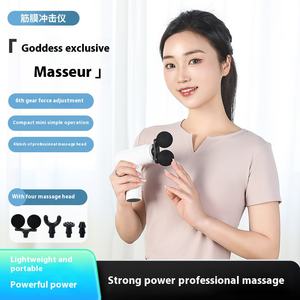 Pistola de Masaje Fascial Inteligente de Doble Cabezal Portátil de Alta Frecuencia, Masajeador Muscular Profundo con Función Musical, Relajación Muscular de Cuello y Espalda - Product Image 4