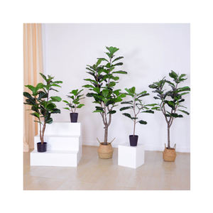 Hot bán thân cây Lụa Lá nhân tạo <span class=keywords><strong>fiddle</strong></span> lá vả cây nhân tạo ficus cây cho văn phòng trang trí - Product Image 1
