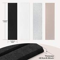 Les murs insonorisés en fibre de polyester sont utilisés comme panneaux muraux décoratifs insonorisés pour les bureaux.