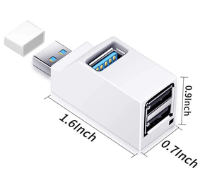 3 cổng USB3.0 HUB tốc độ cao <span class=keywords><strong>Splitter</strong></span> <span class=keywords><strong>Adapter</strong></span> Plug and Play xe buýt Powered mở rộng nhanh chóng chuyển dữ liệu USB Hub Extender kết nối - Product Image 3
