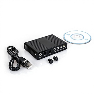 <span class=keywords><strong>Carte</strong></span> <span class=keywords><strong>son</strong></span> externe USB 5.1 à 5.1 canaux à <span class=keywords><strong>fibre</strong></span> <span class=keywords><strong>optique</strong></span> pour mixage, karaoké, ordinateur de bureau et portable - Product Image 1