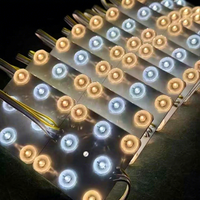 Modules LED à température de couleur réglable 24V 8 LED, chaîne de blocs LED pour rétroéclairage de signalétique, projet d'éclairage commercial