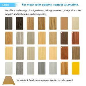 Paneles de Soffit Ventilados, Sistema de Soffit de Aluminio, Decoración con Aspecto de Madera, Impermeables, para Exteriores de Villas - Product Image 6