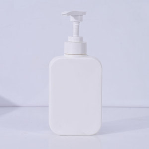 Bouteille carrée en plastique HDPE blanche vide de 280 ml (8 oz) pour shampoing, brume capillaire, nettoyant visage, sérum de soin de la peau – Vente en gros pour cosmétiques - Product Image 3
