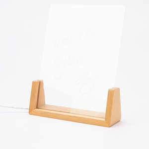 Base Luminosa in <span class=keywords><strong>Legno</strong></span> Massiccio Rettangolare Riutilizzabile Minimalista Moderno all'Ingrosso, Segnaletica da Parete in <span class=keywords><strong>Legno</strong></span> Multi-Misura, Scatole in <span class=keywords><strong>Legno</strong></span> - Product Image 1