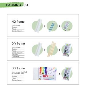 Chất Lượng Cao 1000 Mô Hình Hình Ảnh Cổ Phiếu Bán Buôn Giao Hàng Nhanh Sơn Sơn Bằng Số Bộ Dụng Cụ Vải Sơn Dầu - Product Image 6