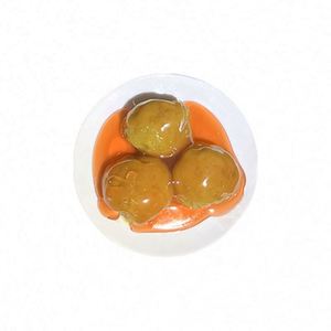 Juguete de descompresión TPR: Nuevo y adorable modelo de plato de comida china simulada, mini adorno de comida simulada. - Product Image 6