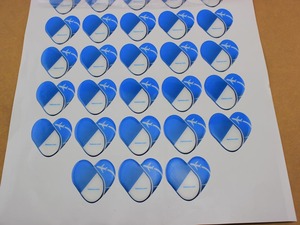 ที่กำหนดเองส่งเสริมการขายที่ไม่ใช่สีเหลืองร้อนขายแฟนซีที่ชัดเจนเรซิ่นโดมสติกเกอร์โปรโมชั่นแป้นพิมพ์หรือเปียโนสติกเกอร์ขึ้น - Product Image 2