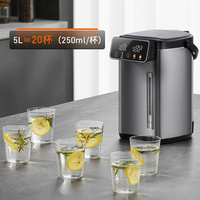Artículos Eléctricos, Termo Eléctrico de Acero Inoxidable Aislado con Pantalla LED de Temperatura Variable, 5L, Precio de Fábrica