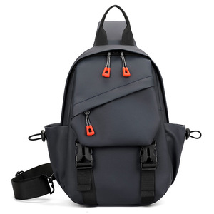 Multifunctional Casual Fashion Shoulder Bag for Men Large Capacity Trendy for Cycling Sports Other Activities <b>Chest</b> - Product Image 4