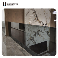 HANNOVER Garde-corps en verre trempé de sécurité au design minimaliste sans cadre, élégant, avec bande LED, durable, pour villa, intérieur