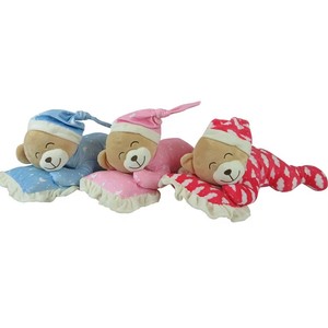 Peluche Ours Endormi avec Oreiller, Jouet en Peluche Ours pour 2021, Best-seller <span class=keywords><strong>Amazon</strong></span> - Product Image 1
