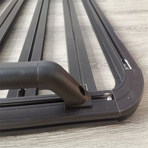 Plateforme d'extension de <span class=keywords><strong>porte</strong></span>-bagages de toit <span class=keywords><strong>en</strong></span> alliage d'aluminium pour Jeep Wrangler JK JL, panier de toit pleine longueur, <span class=keywords><strong>porte</strong></span>-bagages à visser, capacité 100 kg+ - Product Image 4