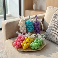 Savon artisanal en forme de macaron, aromathérapie, ensemble de savons multicolores, huile de noix de coco, pour Pâques, décoration de la maison, cadeau, bain et corps