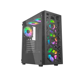 Hot selling NEW Wholesale transparent atx case computer cabinet gaming pc case