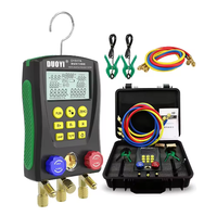 DUOYI DY517A Manomètres numériques pour collecteur de pression Réfrigération HVAC Manifold sous vide Testeur de fuite de température
