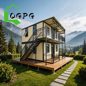 Casa Prefabricada Expandible de Dos Pisos en Contenedor de 40 pies, Completamente Equipada, con Cocina, Estructura de Acero Ligero, Moderna - Product Image 2
