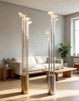 Lampe sur pied artistique moderne Calla Lily, lumière d'ambiance minimaliste pour la maison, le salon, l'hôtel, la décoration de restaurant
