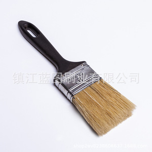 Pinceau plat à poils de porc, manche en plastique, 15-22 mm, origine Zhenjiang, pour la peinture - Product Image 4