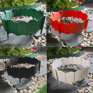 Bordure décorative pour pelouse extérieure <span class=keywords><strong>en</strong></span> plastique moulé par injection, séparateur de jardins, ornement paysager - Product Image 2