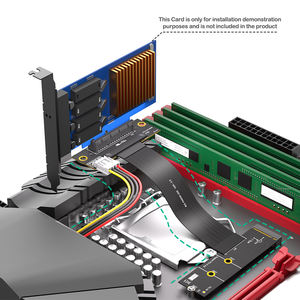 <span class=keywords><strong>M</strong></span>.2 NVMeキー<span class=keywords><strong>M</strong></span> to PCIe 4Xアダプターは、デスクトップアップグレードをラップトップPCIe 1x/4x/8x/16xスロットに変換し、4ピン電源ケーブルを含む - Product Image 5