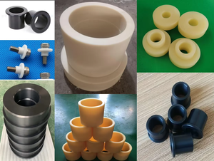 บูชพลาสติกไนลอนแบบกำหนดเอง บูชหน้าแปลน POM ทนการสึกหรอ บูชไนลอนสำหรับลูกปืน PA66 - Product Image 6