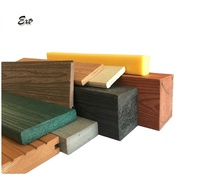 Plaques en HDPE faciles d'entretien, composite plastique, bois plastique recyclé, substituts de bois composite WPC, panneaux plastiques imités