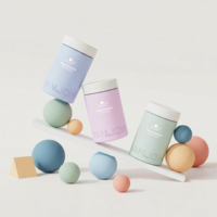 Vente en gros de flacons en verre pour pilules de 250 ml avec flacon en verre personnalisé pour les médicaments en capsules, les suppléments vitaminiques