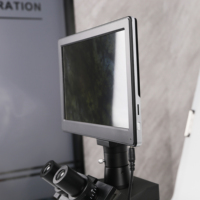 Laboratory Trinocular Biological Microscope with Camera Screen Digital Microscope