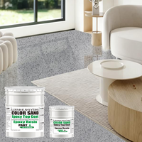 Système de revêtement de sol en sable époxy LSY-900 5:1 pour finition de sol de bâtiment de bureaux