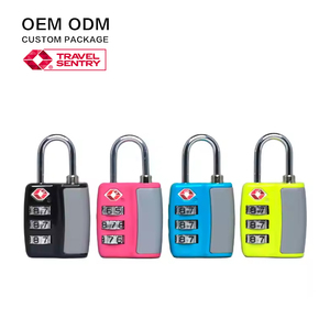 Oem ODM an ninh Keyless du lịch khóa, <span class=keywords><strong>3</strong></span> kỹ thuật số 4 quay số kết hợp ổ khóa nhà cung cấp, hợp kim kẽm <span class=keywords><strong>TSA</strong></span> đã được phê duyệt khóa - Product Image 5