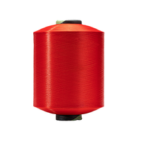 Haute qualité 100% Polyester 50D/24F fil acrylique DTY et Filament Type recyclé Spandex fil recouvert d'air