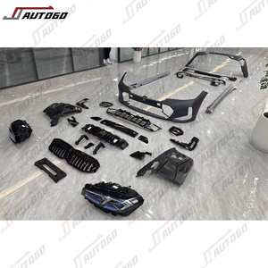 Kit carrosserie pour <span class=keywords><strong>BMW</strong></span> 3 G20, mise à niveau vers G20 LCI, matériau PP+ABS, pare-chocs avant et arrière, calandre, phare, diffuseur, tuyau - Product Image 4