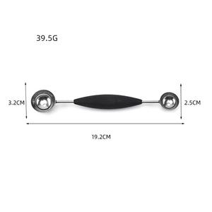 Proveedor de China de 20 años, herramientas de cocina WALLAND, melón negro Baller con cuchara de dos lados - Product Image 4