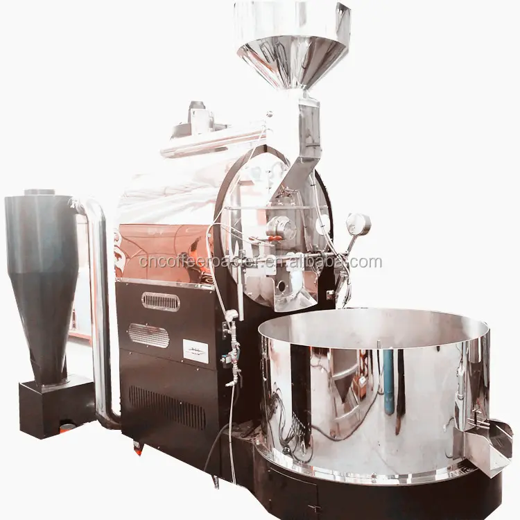 Hervorragende Qualität 60KG Industrie Grade Kaffee Rösten Maschine Für Kaffee Fabrik Mit Destoner Und Feeder