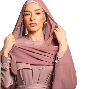 Hiyab de Chifón de Alta Calidad, Transpirable, Suave al Tacto, para Mujeres Musulmanas - Product Image 1