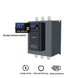 Chất lượng cao thông minh trực tuyến mềm khởi động 110Kw 3 giai đoạn <span class=keywords><strong>AC</strong></span> điện mềm khởi động động cơ - Product Image 5