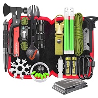 Équipement de survie en camping Tomitomo, équipement tactique de voyage en plein air, outils multifonctionnels portables, sacs d'urgence en cas de tremblement de terre, kits