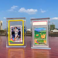 Étui de présentation magnétique en acrylique transparent RAY YI pour cartes de football avec pare-chocs