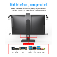 Ordinateur Tout-en-un Barebone PC I7 I5 Moins Cher 21.5'' 23.8" 4G 8G 256G SSD Rotatif Bureau Gaming Tout-en-un
