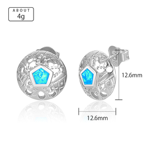 Warm Cloud Twilight Beach Rose Pendientes 925 Sterling Silver OPAL con Diamond Main StonePearl Pendientes <span class=keywords><strong>de</strong></span> gota Dreamy up Wind Love - Product Image 6
