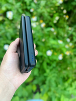 Support de batterie de charge sans fil pliable 3 en 1 Banque d'alimentation 5000mah avec station de câble USB C intégrée pour tous les téléphones intelligents