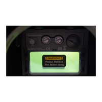 Casque de soudage TIG MIG à assombrissement automatique/capuchon/objectif