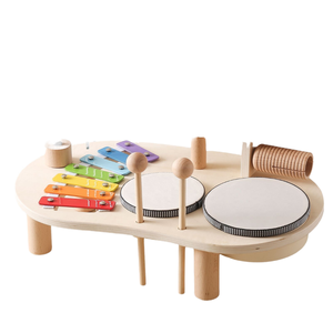 Table musicale multifonctionnelle et portable pour l'éducation précoce des bébés Coordination œil-main Développement Jouet musical pour enfants - Product Image 5